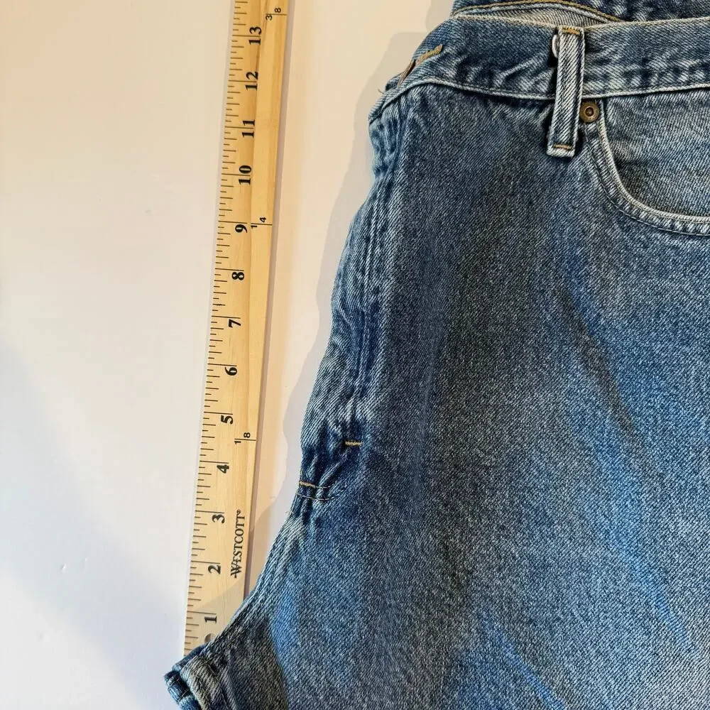 Wrangler Regular Fit Jeans 42x30 Made in Mexico Vintage Y2K Faded Wash
